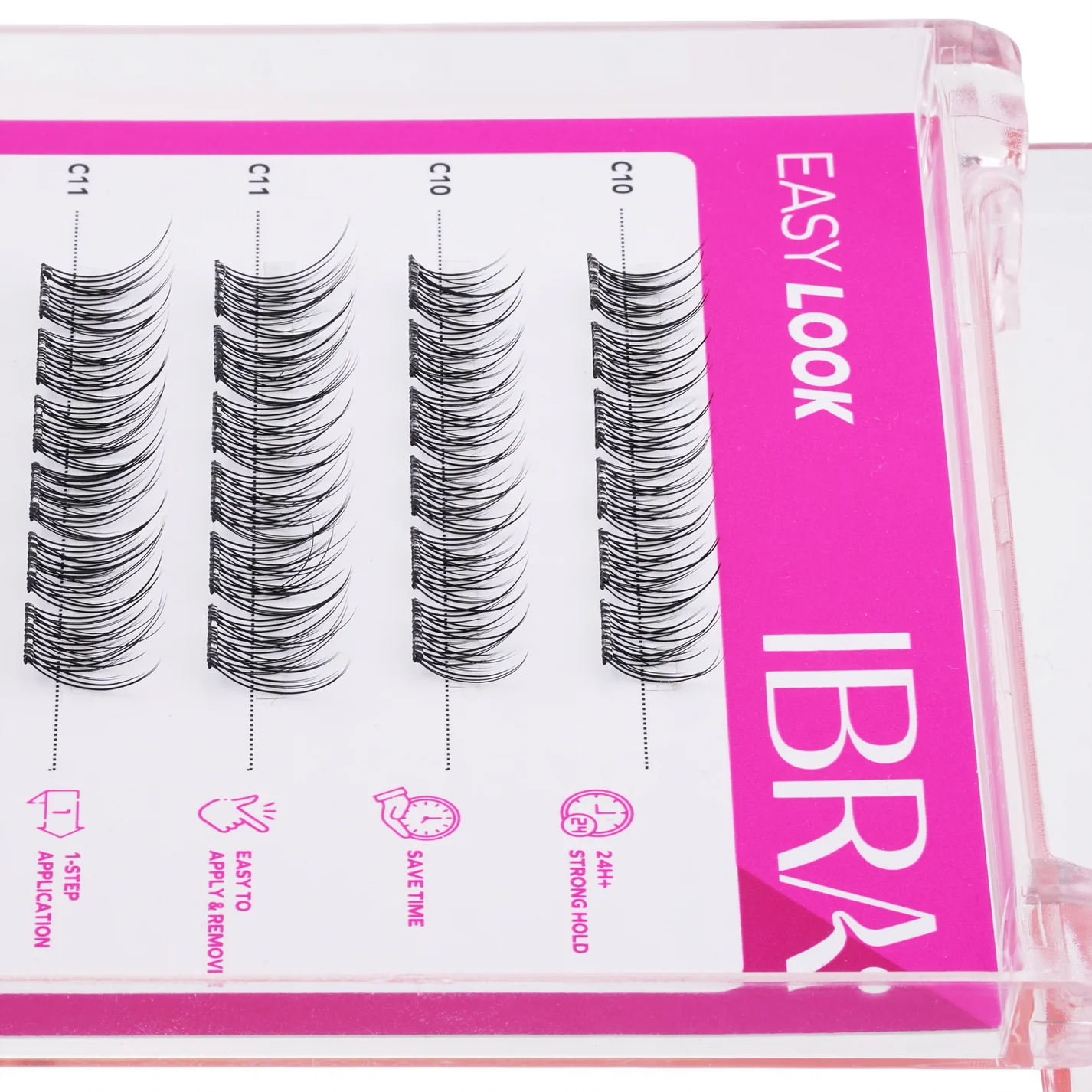 Samolepící řasy Easy Look IBRA MAKEUP - Obrázek 2